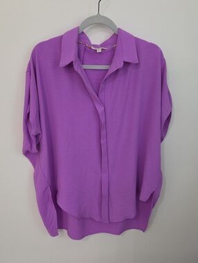 Umgee Button-Down Dolman Sleeve Top